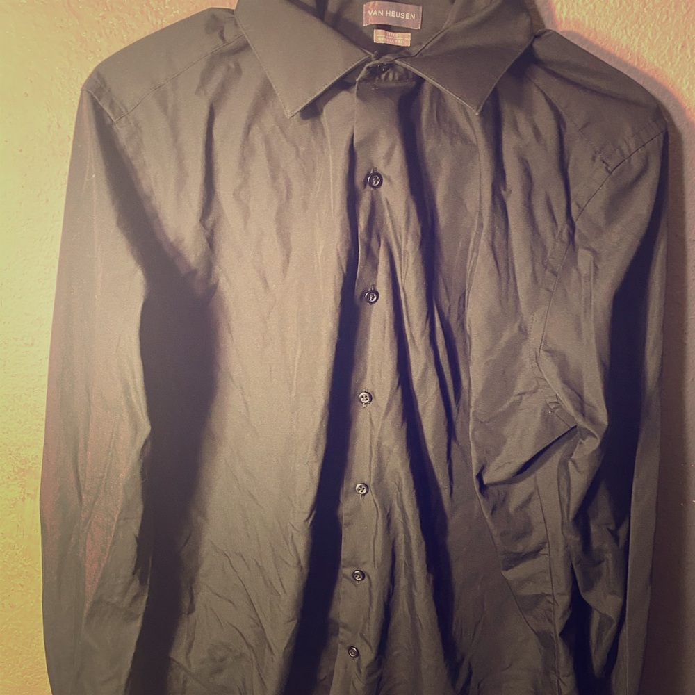 Black button up long sleeve size m